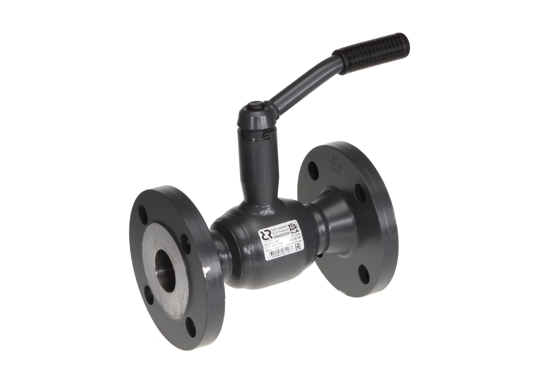 Ридан RJIP Premium 065N0300GR — Кран шаровой FF DN15 PN40 (фланцевый, с рукояткой, стандартный проход)