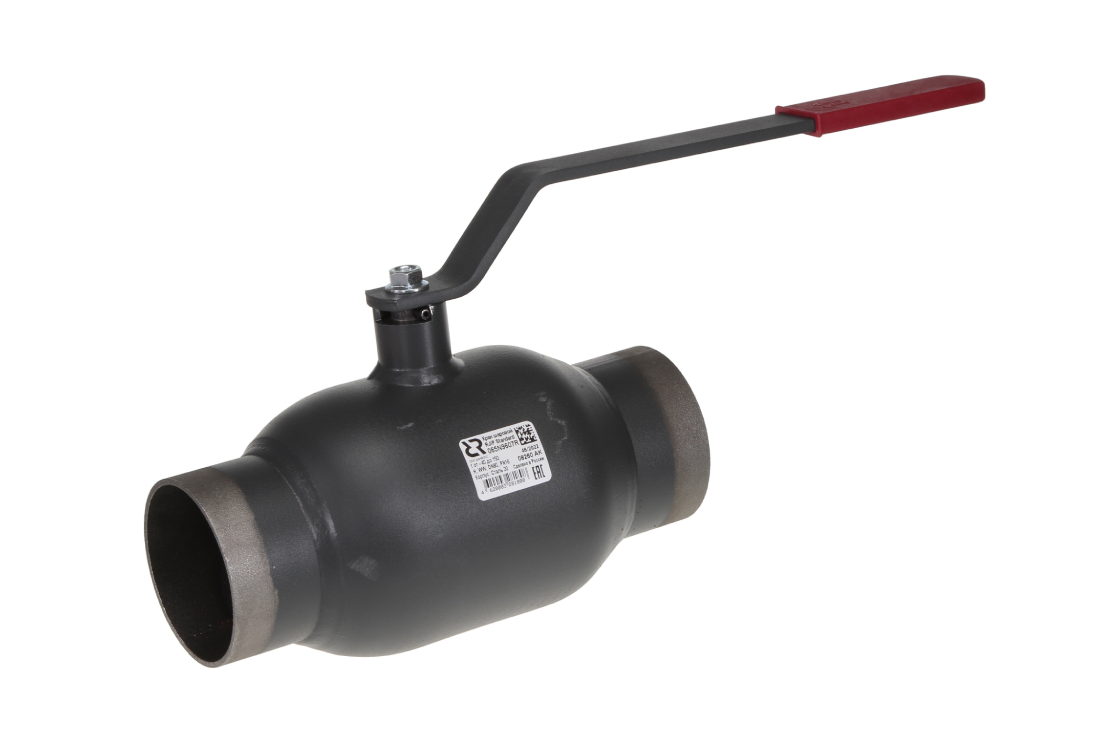 Ридан RJIP Standard 065N9609R — Кран шаровой WW DN125 PN16 (приварной, с рукояткой, стандартный проход)