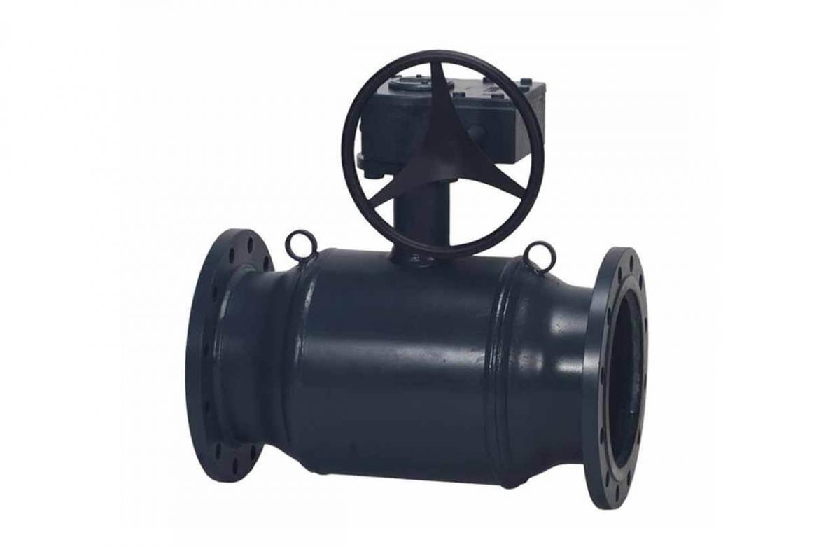 RJIP Premium Кран шаровой FF DN250 PN25 WG (фланцевый, с редуктором, стандартный проход)