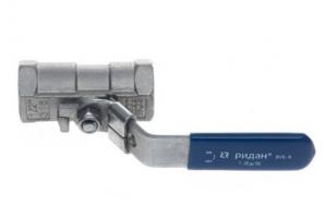 Ридан BVS-R 082X4604R — Шаровый кран резьбовой DN25 PN63, с рукояткой, корпус — коррозионностойкая сталь, шар — коррозионностойкая сталь AISI316; уплотнение по шару R-PTFE (15% C)