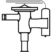 TUB Клапан терм №6 R404A/R507A 1/4"x1/2"