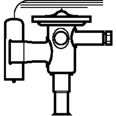 TUBE Клапан терм №9 R410A 3/8"х1/2"