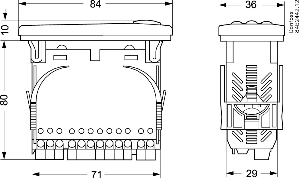 AK-CC 210 Контроллер испарителя и уровня