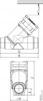 CHV-X 20 D STR клапан обратный